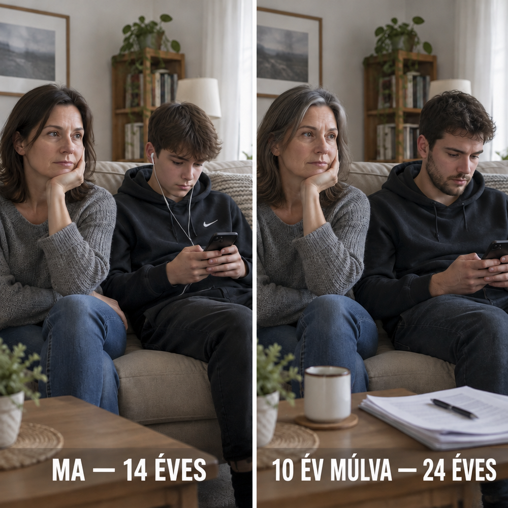 Ma 14 éves, 10 év múlva 24 éves